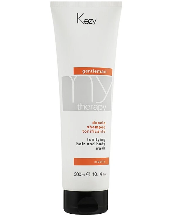 Kezy - Мужской шампунь-гель для душа с креатином Gentelman MyTherapy Tonifying Hair And Body Wash 300 мл