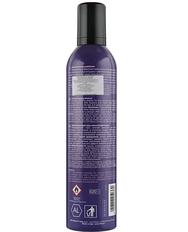 Kezy - Strong hold modeling mousse for hair Magic Life Mousse 400ml back