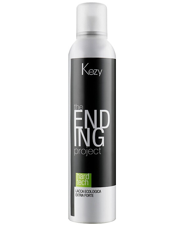 Kezy - Ecological hairspray extra strong hold The Ending Project Hard Tech 300ml