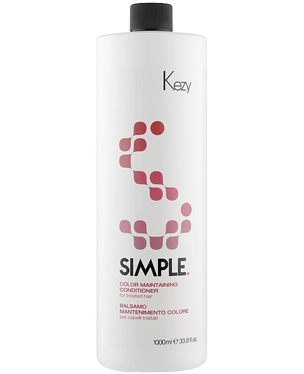 Kezy - Conditioner for maintaining the color of colored hair Simple Color Maintaining Conditioner 1000ml