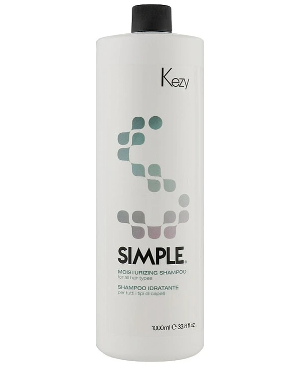 Kezy - Увлажняющий шампунь для волос Simple Moisturizing Shampoo 1000 мл