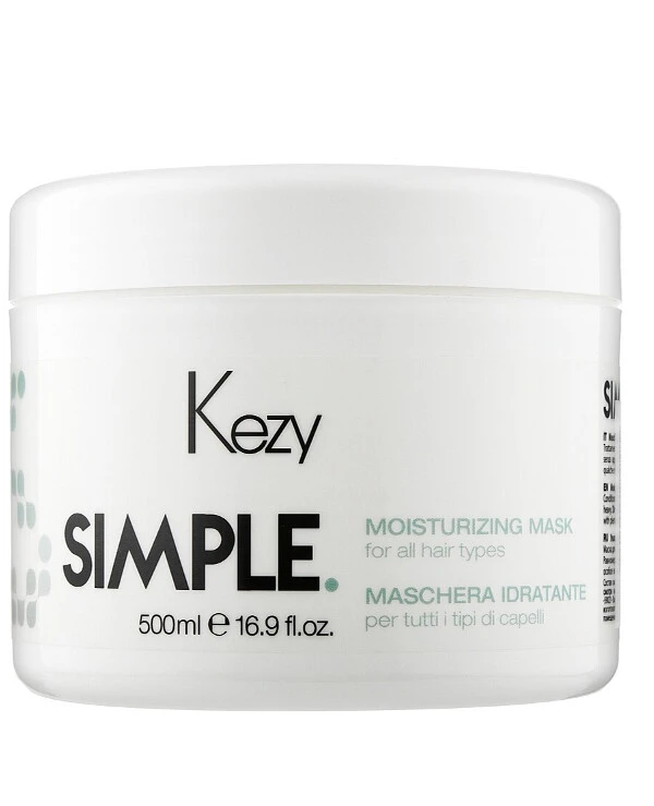 Kezy - Увлажняющая маска для волос Simple Moisturizing Mask 1000 мл