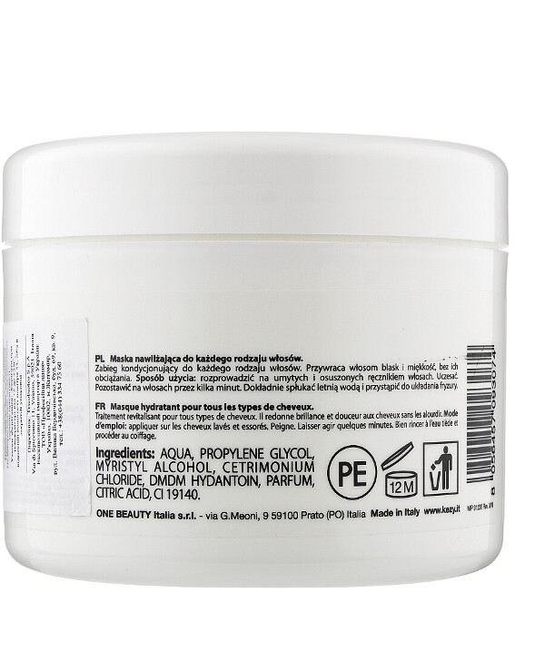 Kezy - Moisturizing hair mask Simple Moisturizing Mask 1000ml back