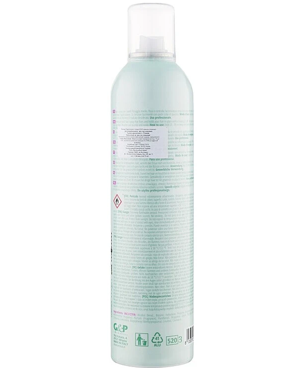 Sensus - Лак средней фиксации для волос Tabu Rush 33 400 мл back