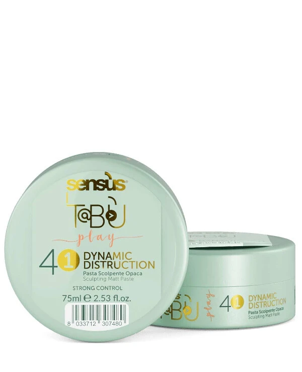 Sensus - Матовая паста сильной фиксации Tabu Play 41 Dynamic Distruction 75 мл