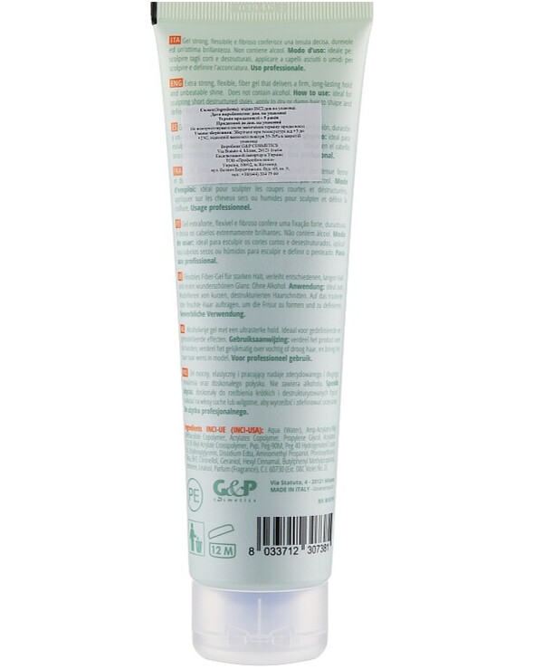 Sensus - Elastic and fibrous gel for hair Tabu Explosion 55 150ml back