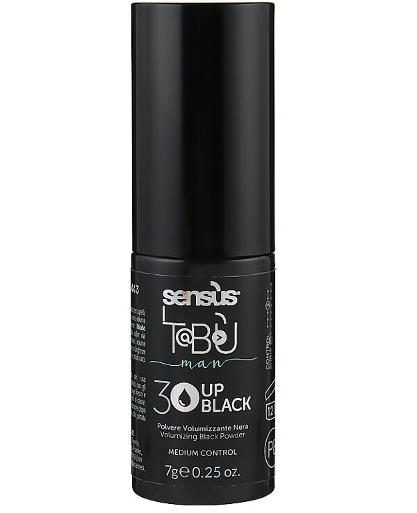 Sensus - Black powder for hair volume Tabu Up 30 Black 7 g