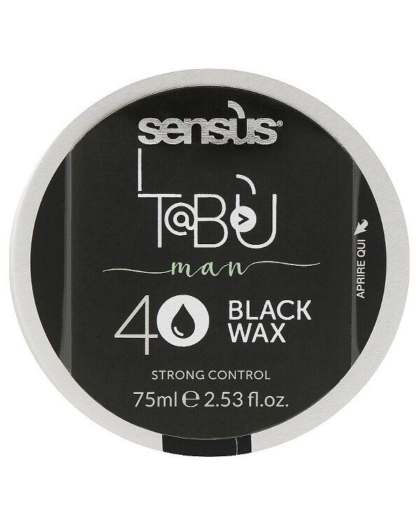 Sensus - Black wax for hair Tabu Black Wax 40 75ml