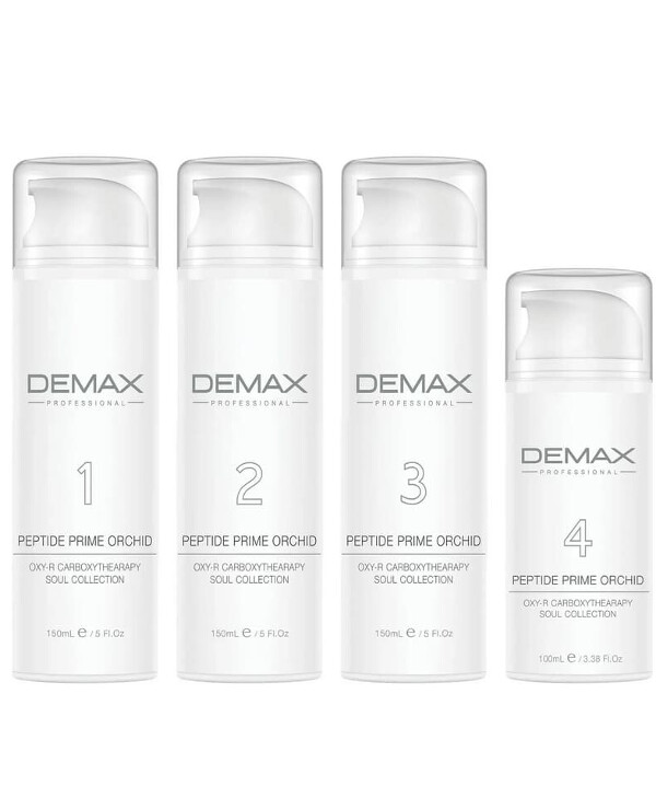 Demax - Набор Эритродермальная пептидная карбокситерапия Peptide Prime Orchid oxy-r carboxythearapy soul collection set 3 шт х 150 мл + 100 мл