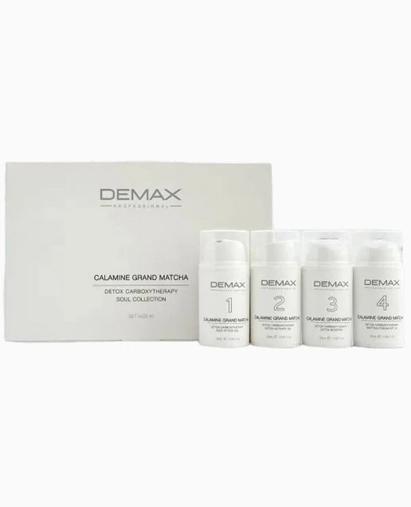 Demax - Erythrodermal detoxifying carboxytherapy with matches Demax Calamine Grand Matcha 4x20 ml