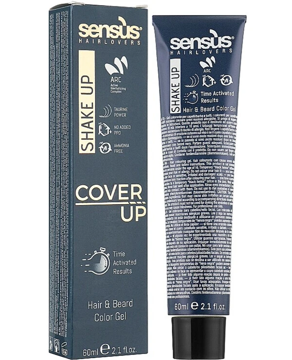 Sensus - Краска для волос и бороды Shake Up Hair & Beard Color Gel 60 мл