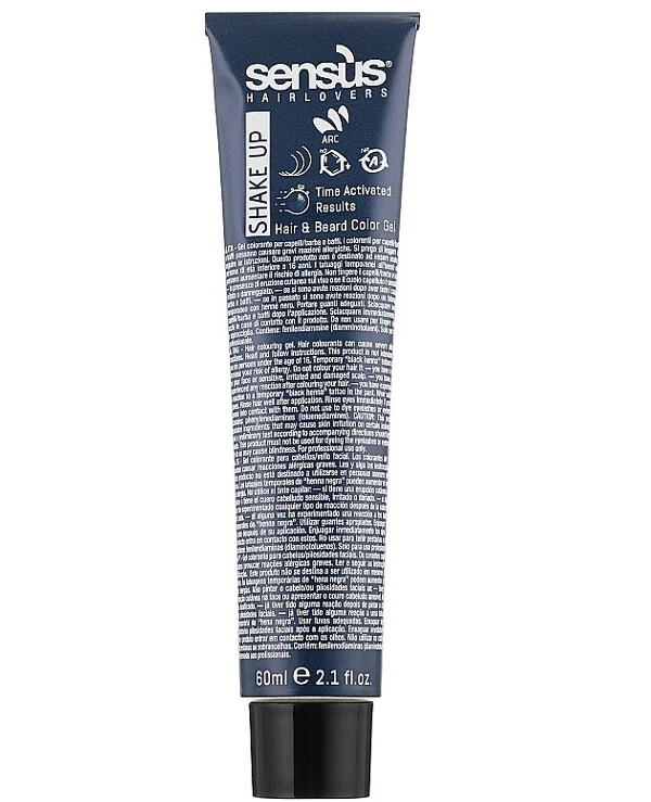Sensus - Краска для волос и бороды Shake Up Hair & Beard Color Gel 60 мл back