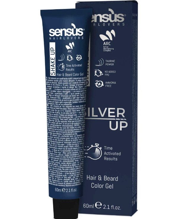 Sensus - Gel dye for hair and beard Silver Up 60ml