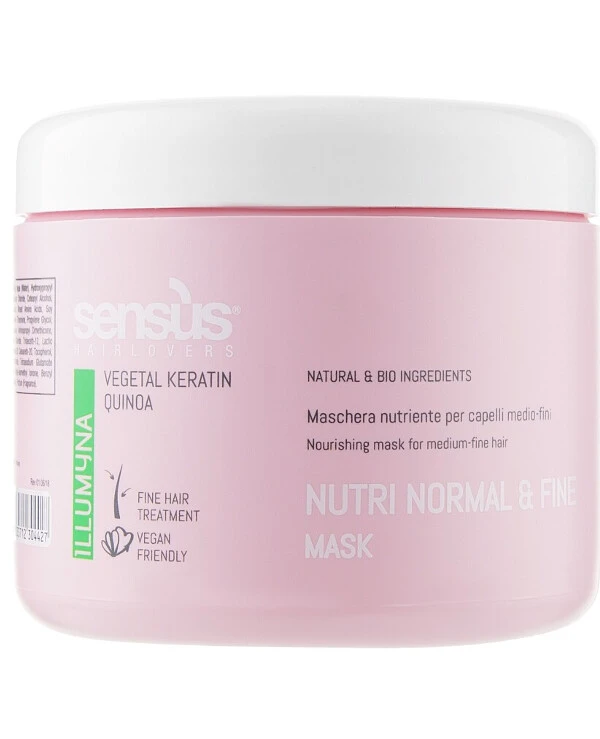 Sensus - Маска для питания тонких сухих волос Nutri Normal & Fine Mask 500 мл