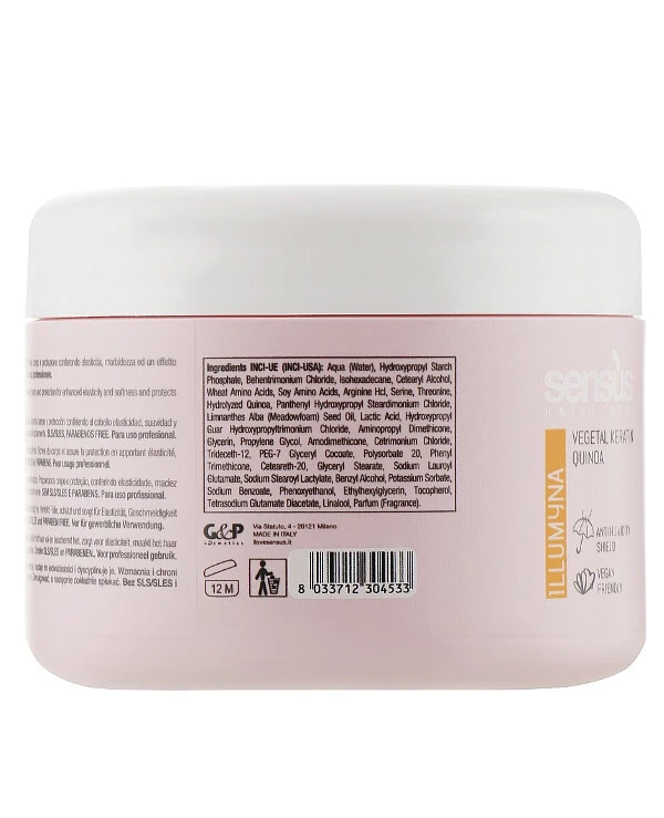 Sensus - Маска для питания сухих и кудрявых волос Nutri Discipline Mask 500 мл back