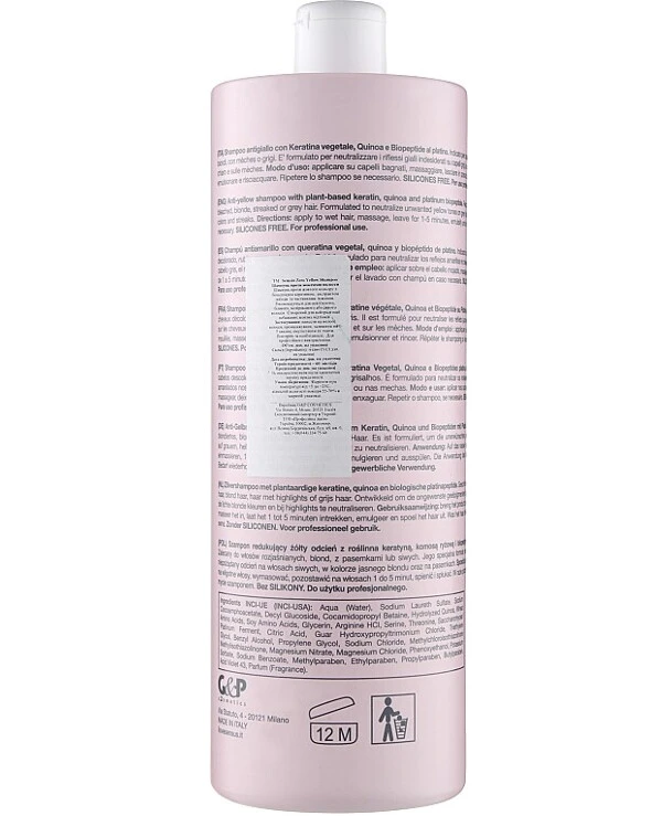 Sensus - Шампунь против желтизны волос Zero Yellow Shampoo 1200 мл back