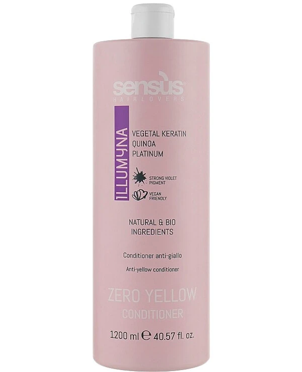 Sensus - Кондиционер против желтизны волос Zero Yellow Conditioner 1200 мл