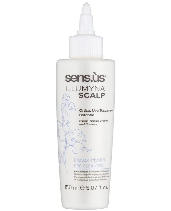 Sensus - Детоксифицирующий увлажняющий шампунь Illumyna Scalp Detox-Hydra Pre Cleanser 150 мл
