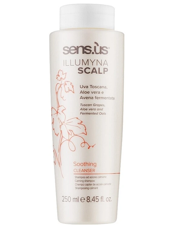 Sensus - Успокаивающий шампунь для волос Illumyna Scalp Soothing Cleanser Calming Shampoo 250 мл