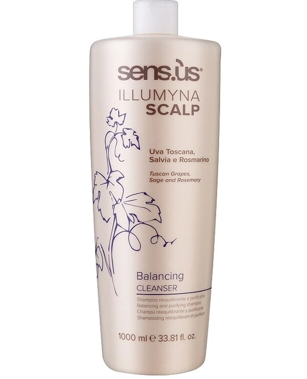 Sensus Балансирующий и очищающий шампунь для волос | Illumyna Scalp Balancing Cleanser Balancing and Purifying Shampoo