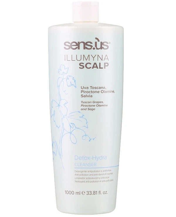 Sensus Детоксифицирующий увлажняющий шампунь | Illumyna Scalp Detox Hydra Cleanser
