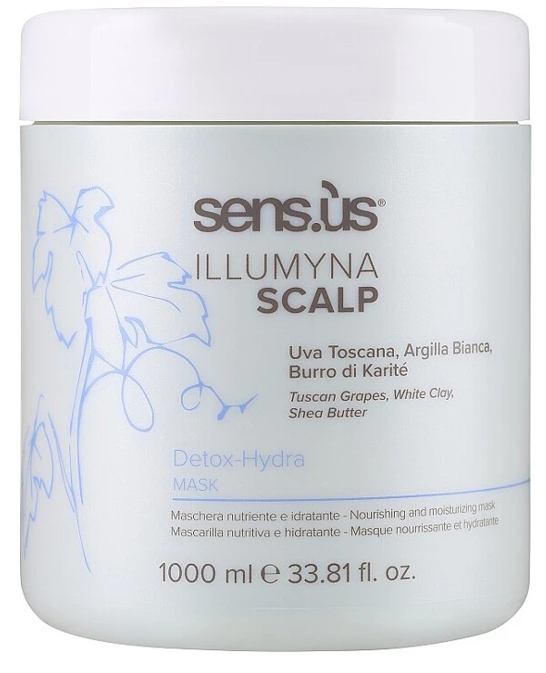 Sensus Детоксифицирующая увлажняющая маска для волос | Illumyna Scalp Detox Hydra Mask