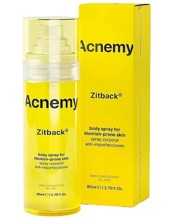 Acnemy - Антиакне-спрей для тела Zitback Body Spray For Blemish-Prone Skin 80 мл