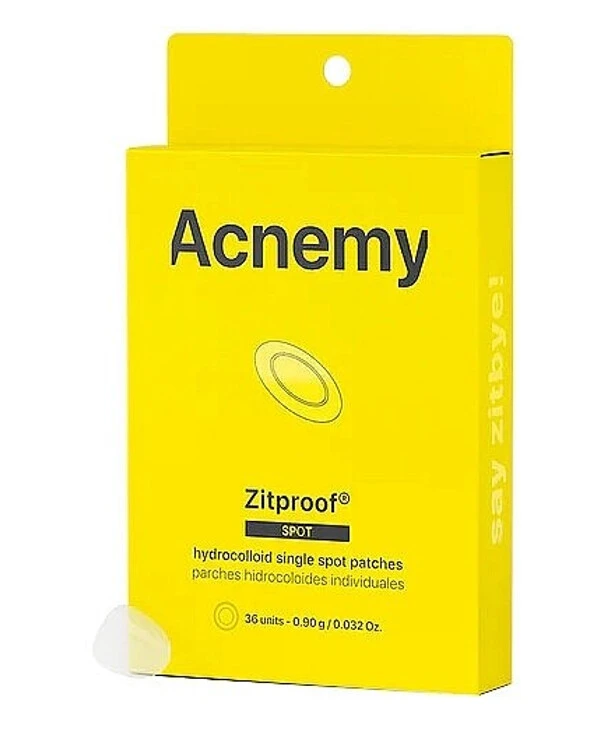 Acnemy - Индивидуальные гидроколлоидные пластыри для лица, 36 шт. Zitproof Spot 
