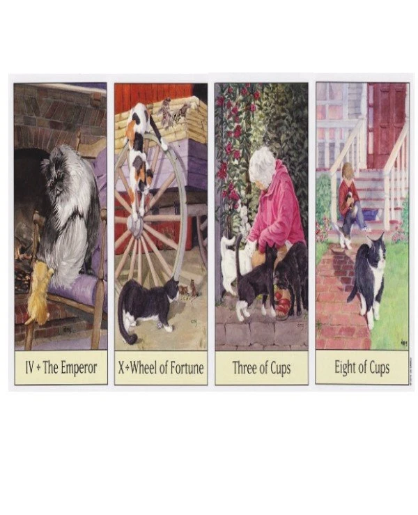 US Games Systems Tarot Таро глазами кошек (125х65 мм) | Cat’s Eye Tarot фото 3, цена, купить