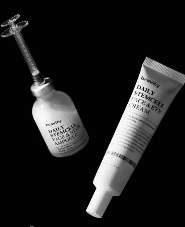 Bravity Набор для шеи и глаз со стволовыми клетками против морщин | Bravity Daily StemCell Neck Ampoule Face & Eye Cream Set
