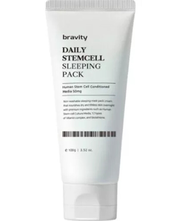 Bravity - Night anti-aging face cream mask Daily Stem Cell Sleeping Pack 100 g