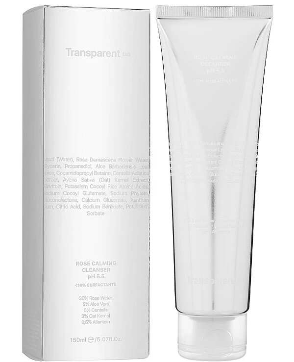 Transparent lab - Гель для обличчя Rose Calming Cleanser pH 5.5 150 мл back