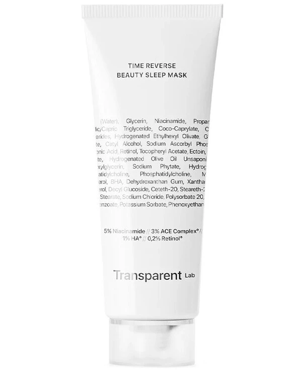 Transparent lab - Маска для обличчя Time Reverse Beauty Sleep Mask 75 мл