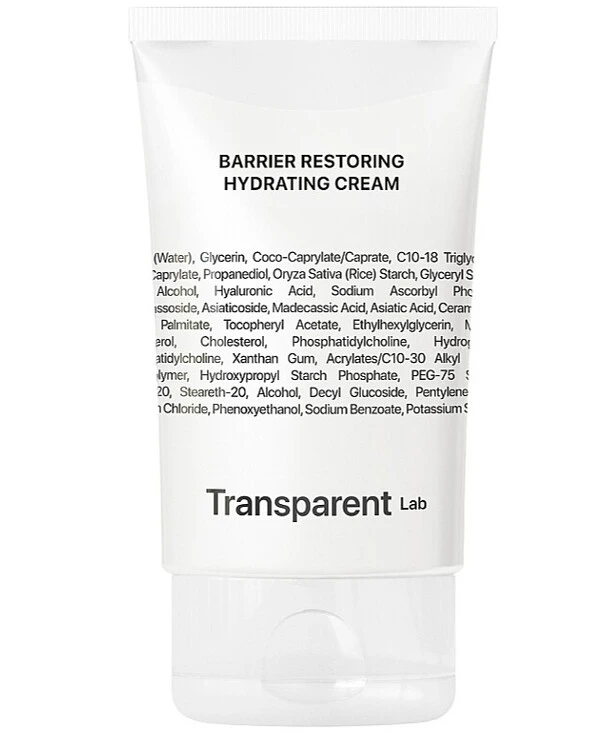 Transparent lab - Зволожуючий крем для обличчя Barrier Restoring Hydrating Cream 50 мл