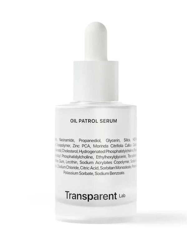 Transparent lab - Матируюча сироватка для обличчя Oil Patrol Serum 30 мл