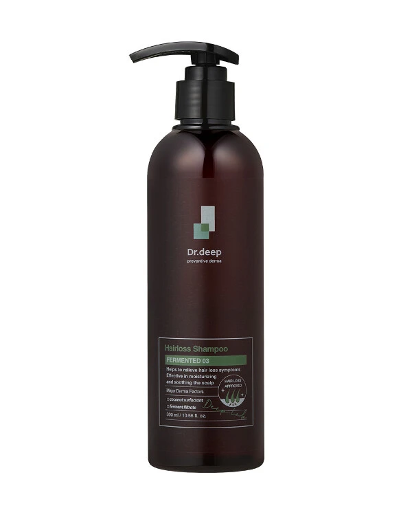 Dr. Deep - Поликомпонентный, ферментный шампунь от выпадения волос Fermented 03 Shampoo 300 мл