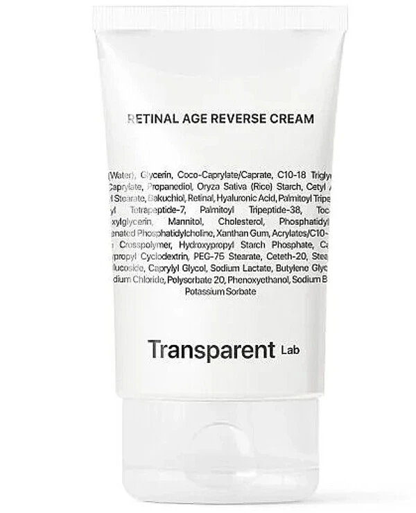 Transparent lab - Антивіковий крем для обличчя з ретіналем та бакучиолом Retinal Age Reverse Cream 50 мл