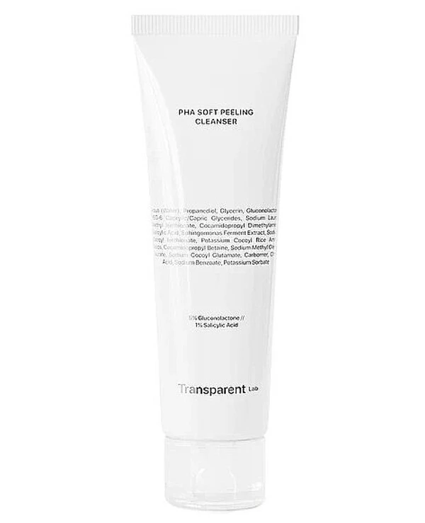 Transparent lab - Мультикислотний очищаючий пілінг для обличчя PHA Soft Peeling Cleanser 150 мл
