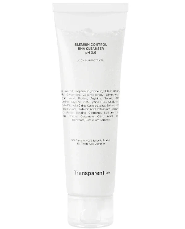 Transparent lab - Очищаючий гель для вікової шкіри, схильної до акне Blemish Control BHA Cleanser 150 мл