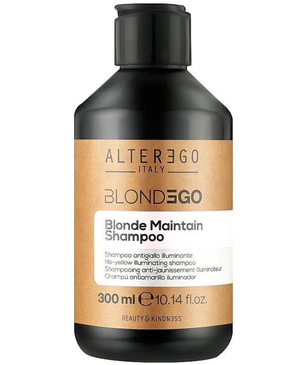 Alter Ego - Шампунь проти жовтизни для освітленого волосся Blondego Blonde Maintain Shampoo 300 мл