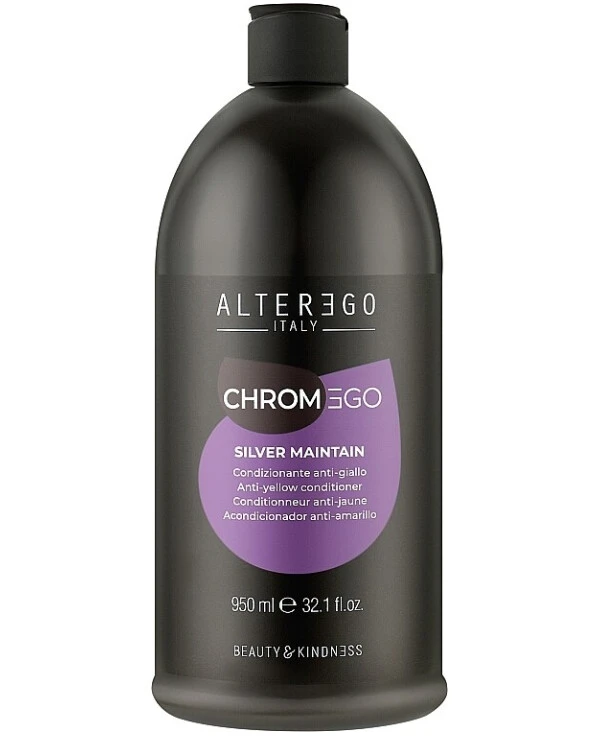 Alter Ego - Кондиционер для светлых и седых волос ChromEgo Silver Maintain Conditioner 950 мл