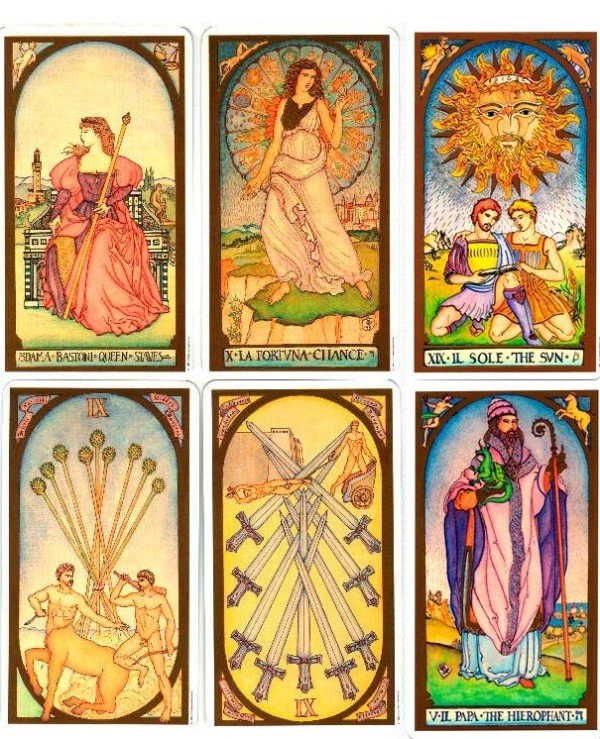 US Games Systems Tarot - Tarot of the Renaissance Renaissance Tarot  back