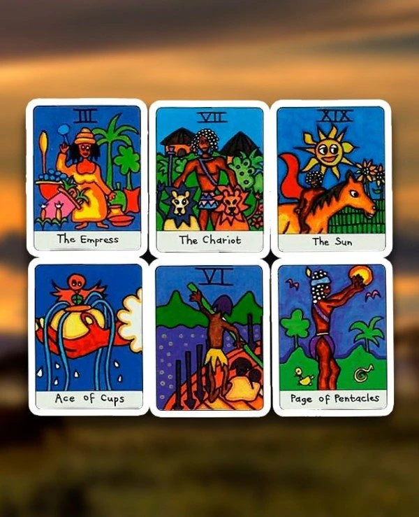 US Games Systems Tarot - Африканское таро African Tarot  back