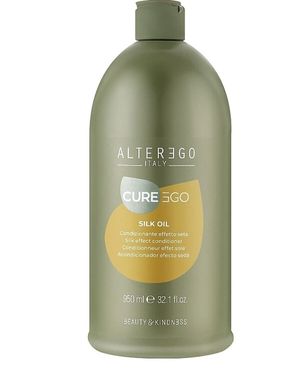Alter Ego Кондиционер для непослушных и вьющихся волос | CureEgo Silk Oil Silk Effect Conditioner