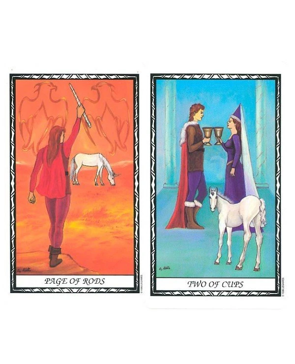 US Games Systems Tarot - Таро единорога The Unicorn Tarot  back