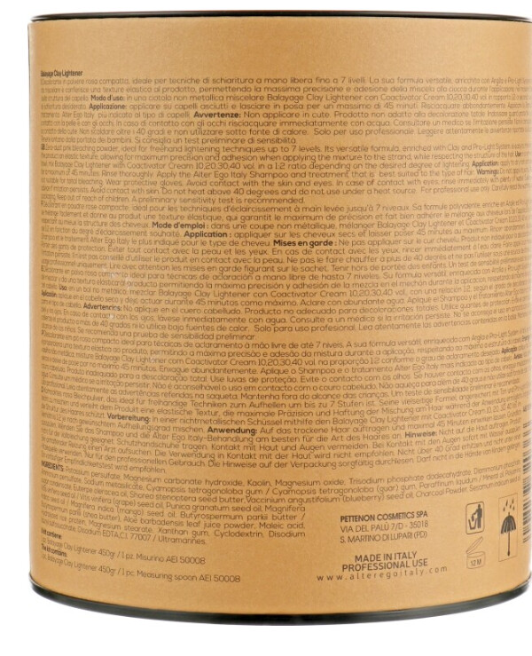 Alter Ego - Lightening powder with clay BlondEgo Balayage Clay Lightener 450 g back