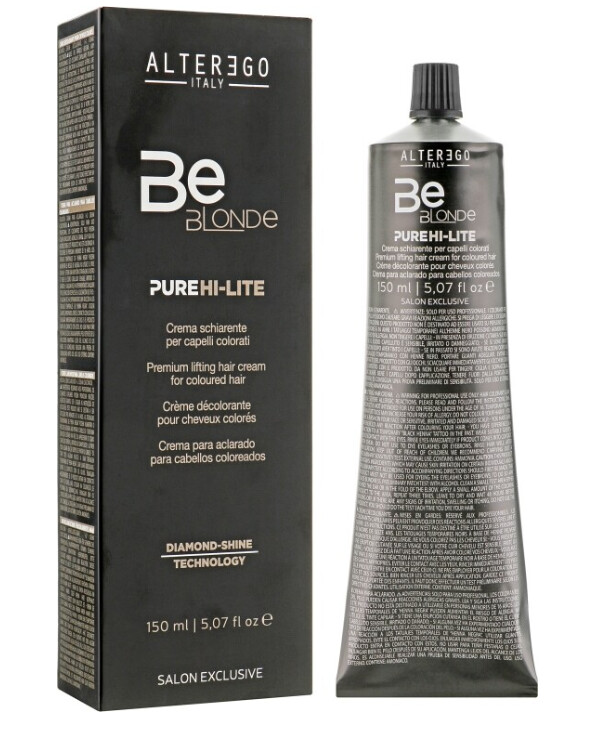 Alter Ego - Cream lightener for colored hair Be Blonde Pure Hi-Lite 150ml