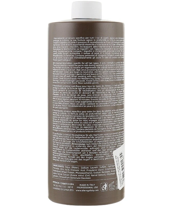 Alter Ego - Универсальный нейтрализатор Plasmante Universal Neutralizer 750 мл back