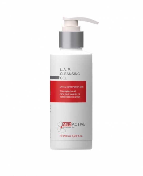 Medactive - Cleansing gel for oily and combination skin L. A. P. Cleansing Gel Oily & Combination Skin 200ml