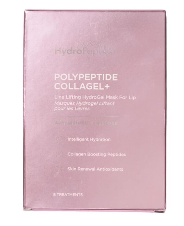 HydroPeptide - Гидрогелевая лифтинг-маска для губ PolyPeptide Collagel+ Lip Mask 8 шт